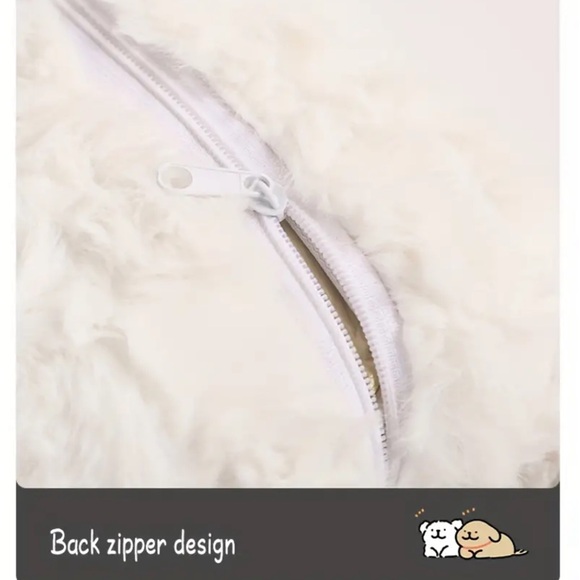 Tissue Holder, Adorable Dig Design Plush Tissue Holder, New, Black & White - Picture 10 of 10